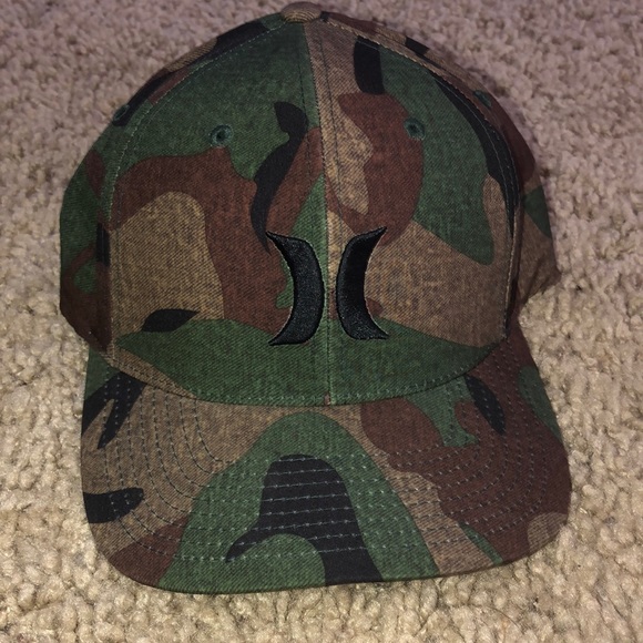 hurley camo hat